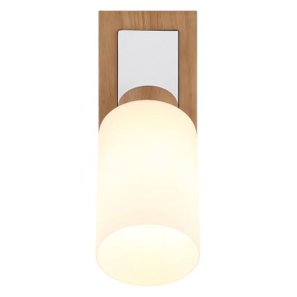 Globo - Sieninis taškinis šviestuvas 1xE27/60W/230V smėlinė/balta