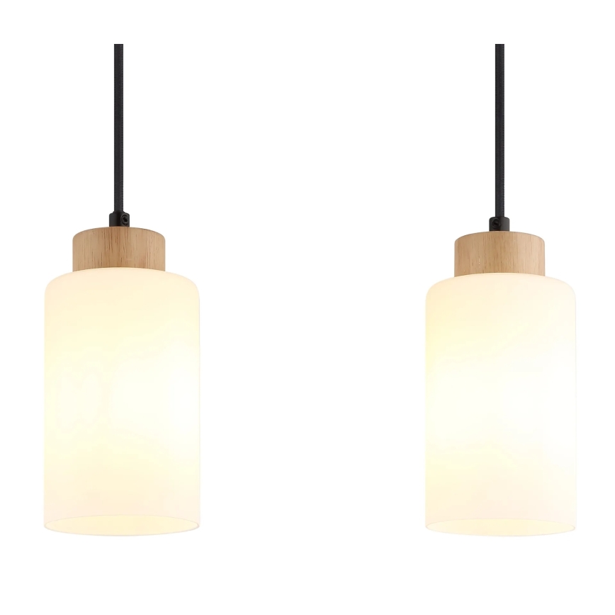 Globo - kabantis šviestuvas ant laido 3xE27/60W/230V kreminė/balta