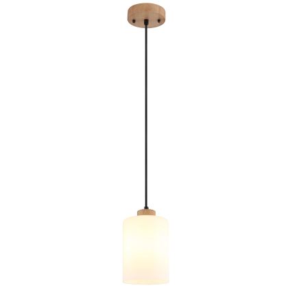 Globo - Pakabinamas šviestuvas su laidu 1xE27/60W/230V smėlio/balta
