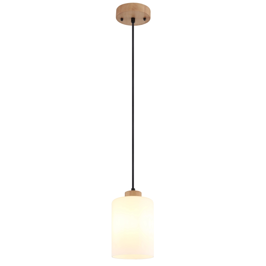 Globo - Pakabinamas šviestuvas su laidu 1xE27/60W/230V smėlio/balta