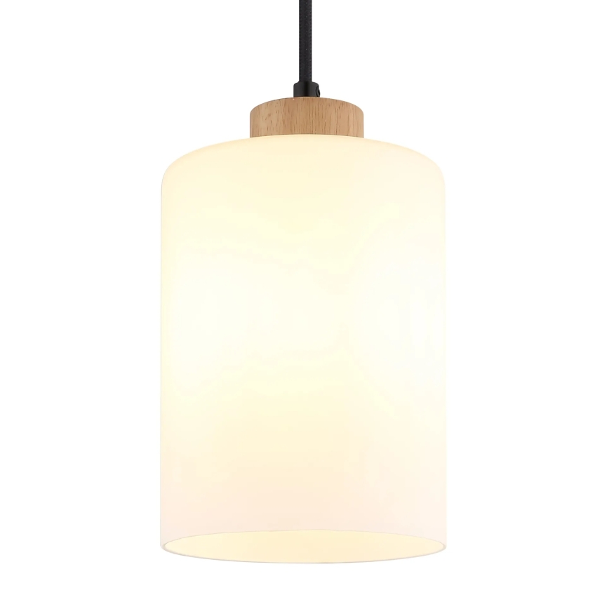 Globo - Pakabinamas šviestuvas su laidu 1xE27/60W/230V smėlio/balta