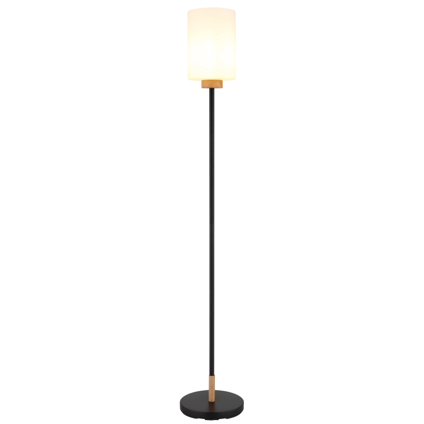 Globo - Grindų šviestuvas 1xE27/60W/230V juodas/baltas