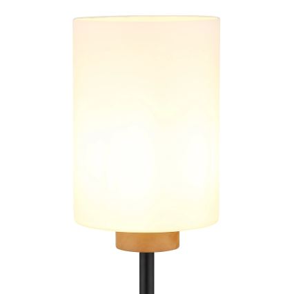 Globo - Grindų šviestuvas 1xE27/60W/230V juodas/baltas