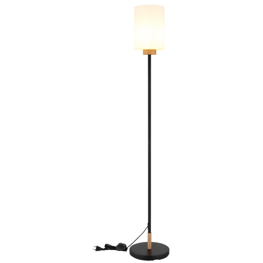 Globo - Grindų šviestuvas 1xE27/60W/230V juodas/baltas