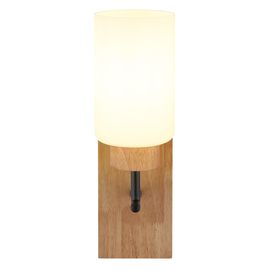 Globo - Sieninis šviestuvas 1xE27/60W/230V ąžuolas/balta