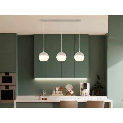 Globo - Pakabinama liustra ant laido 3xE27/60W/230V