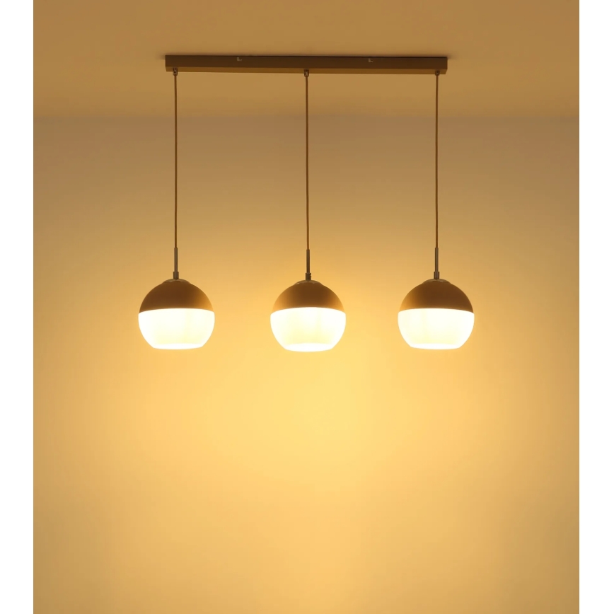 Globo - Pakabinama liustra ant laido 3xE27/60W/230V