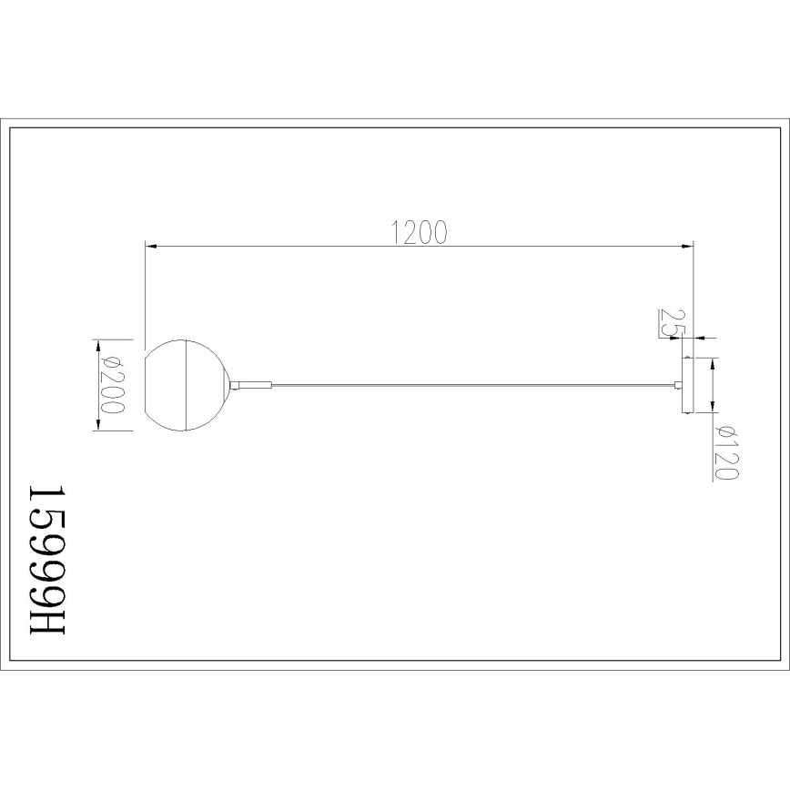 Globo - Pakabinamas šviestuvas ant laido 1xE27/60W/230V skersmuo 20 cm
