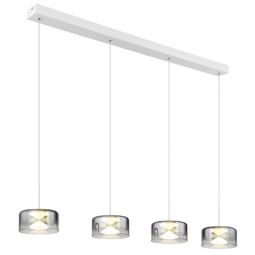 Globo - LED liustra ant laido LED/24W/230V balta/dūminė