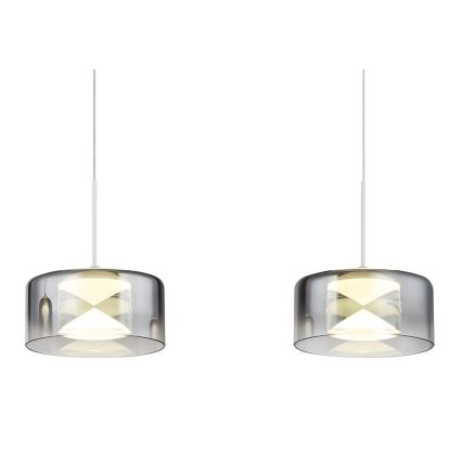 Globo - LED liustra ant laido LED/24W/230V balta/dūminė
