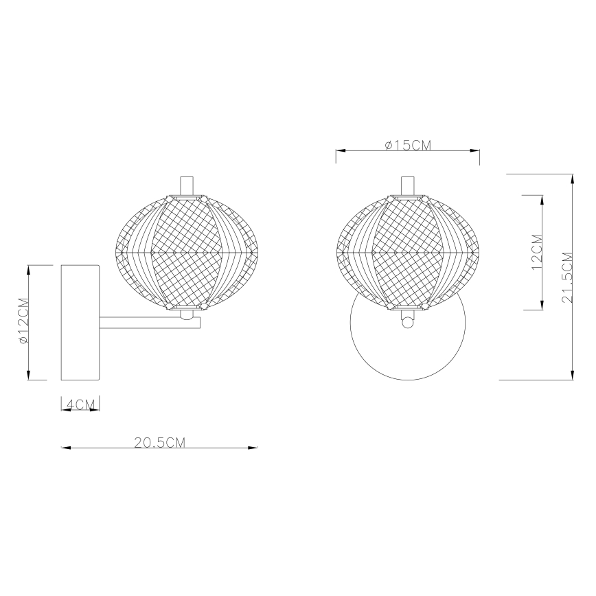 Globo - LED sieninis šviestuvas LED/7W/230V 3000/4500/6500K