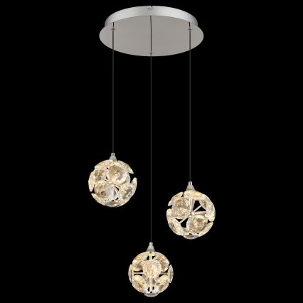 Globo - LED pakabinama liustra su laidu LED/24W/230V
