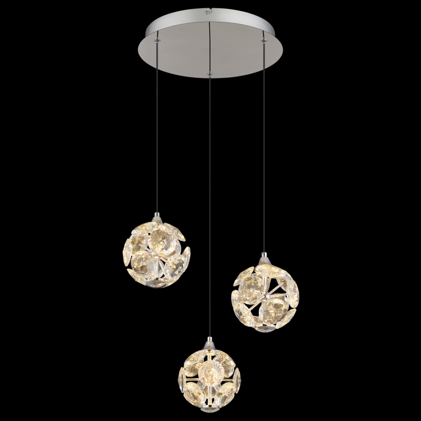 Globo - LED pakabinama liustra su laidu LED/24W/230V