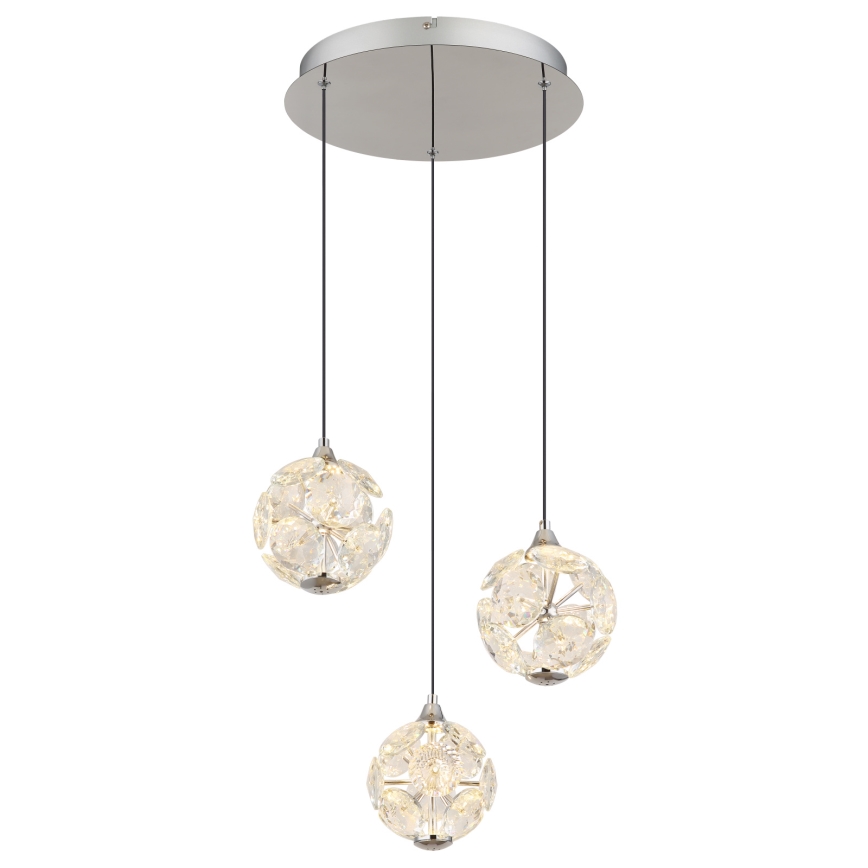 Globo - LED pakabinama liustra su laidu LED/24W/230V