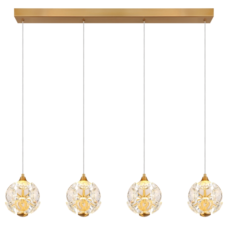 Globo - LED liustra ant troselio LED/32W/230V 3000K auksinė