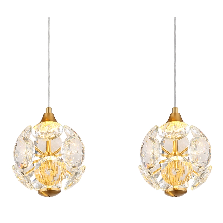 Globo - LED liustra ant troselio LED/32W/230V 3000K auksinė
