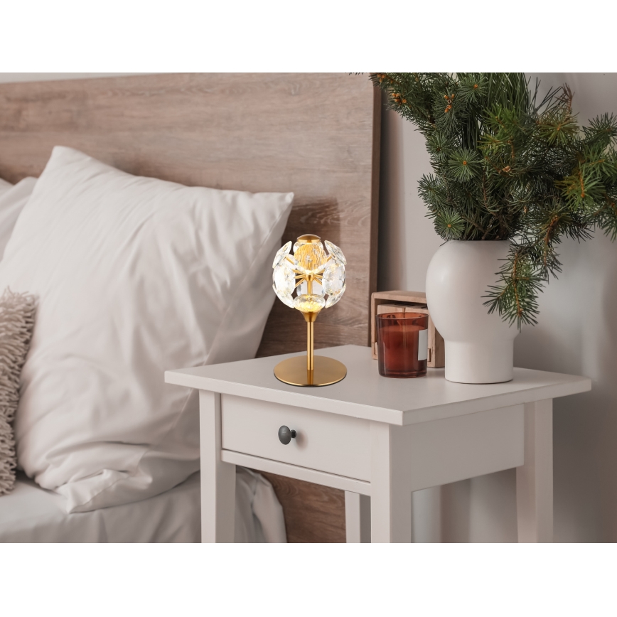 Globo - LED stalinis šviestuvas LED/8W/230V 3000K auksinės spalvos