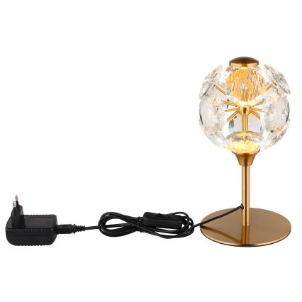 Globo - LED stalinis šviestuvas LED/8W/230V 3000K auksinės spalvos