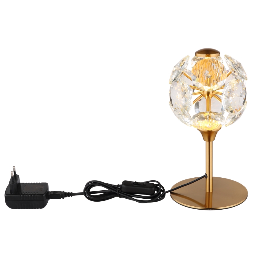 Globo - LED stalinis šviestuvas LED/8W/230V 3000K auksinės spalvos