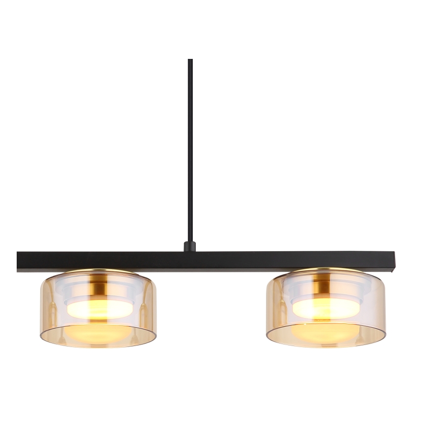 Globo - LED Pakabinamas sietynas 3xGX53/6W/230V dūminis/ruda