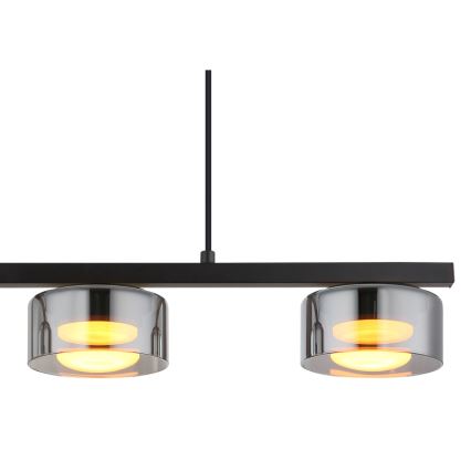 Globo - LED Pakabinamas sietynas 3xGX53/6W/230V dūminis/juoda