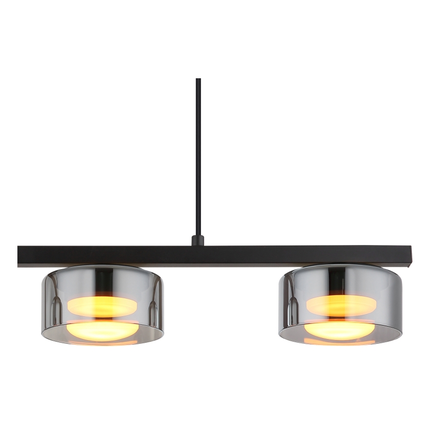 Globo - LED Pakabinamas sietynas 3xGX53/6W/230V dūminis/juoda