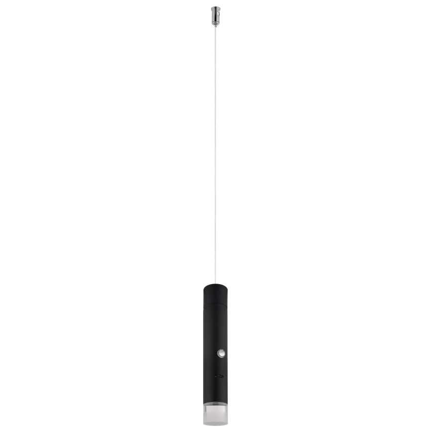 Globo - LED reguliuojamas jutiklinis įkraunamas šviestuvas 2in1 LED/2W/230/5V juodas
