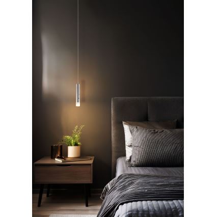 Globo - Dimeriuojamas jutiklinis įkraunamas šviestuvas 2in1 LED/2W/230/5V matinis chromas