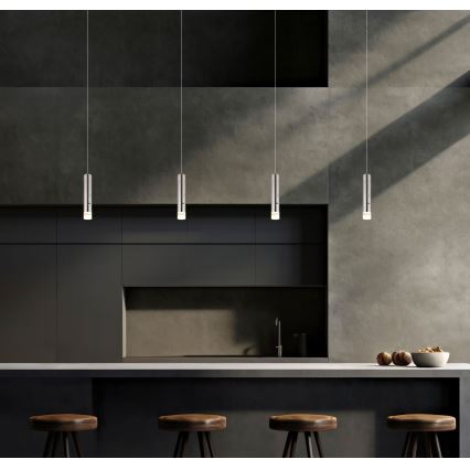 Globo - Dimeriuojamas jutiklinis įkraunamas šviestuvas 2in1 LED/2W/230/5V matinis chromas