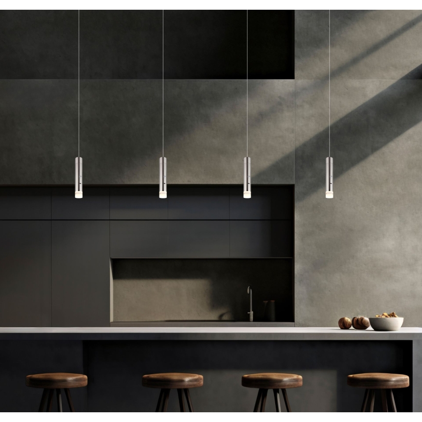 Globo - Dimeriuojamas jutiklinis įkraunamas šviestuvas 2in1 LED/2W/230/5V matinis chromas