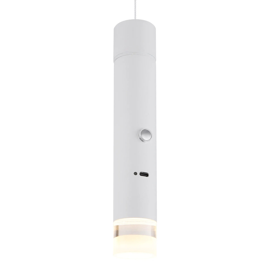 Globo - LED reguliuojamas jutiklinis įkraunamas šviestuvas 2 viename LED/2W/230/5V baltas
