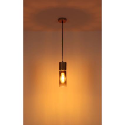 Globo - Pakabinamas sietynas 1xE27/25W/230V bronza diametras 10 cm