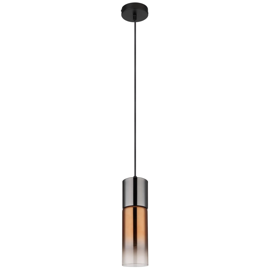 Globo - Pakabinamas sietynas 1xE27/25W/230V diametras 10,5 cm juoda/varis