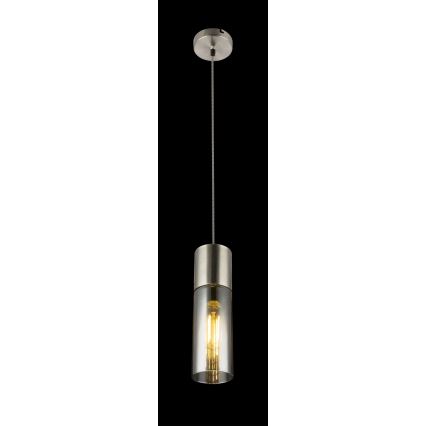 Globo - Pakabinamas sietynas 1xE27/25W/230V diametras 10,5 cm matinis chromas