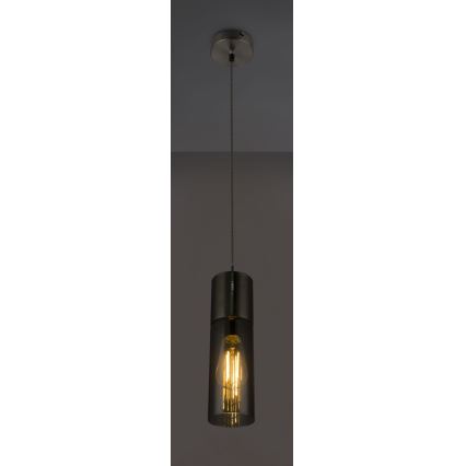 Globo - Pakabinamas sietynas 1xE27/25W/230V diametras 10,5 cm matinis chromas