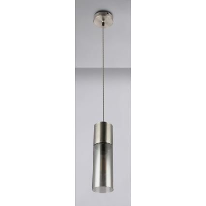 Globo - Pakabinamas sietynas 1xE27/25W/230V diametras 10,5 cm matinis chromas