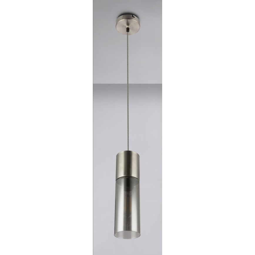 Globo - Pakabinamas sietynas 1xE27/25W/230V diametras 10,5 cm matinis chromas