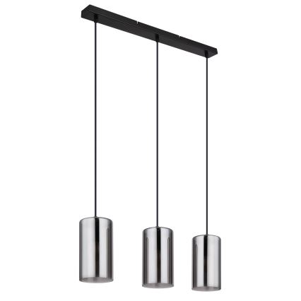 Globo - Pakabinamas sietynas 3xE14/25W/230V juoda