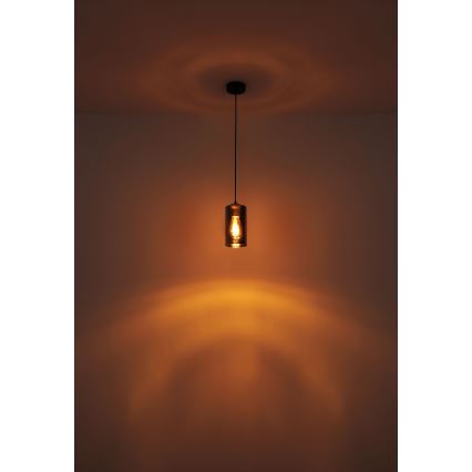 Globo - Pakabinamas sietynas 1xE27/25W/230V diametras 11 cm juoda