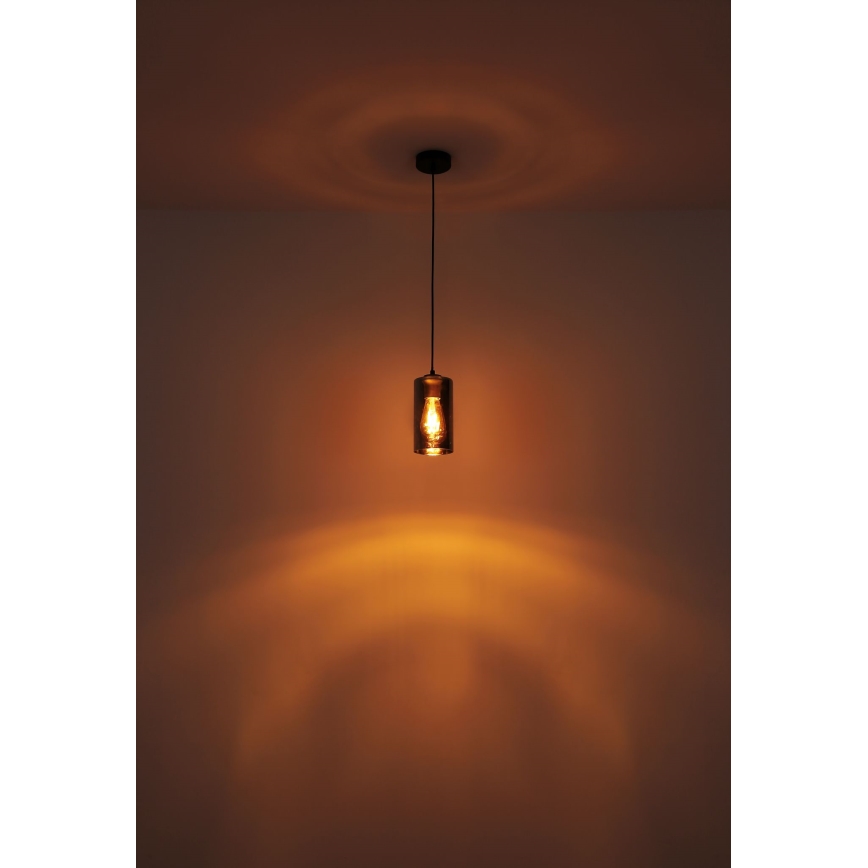 Globo - Pakabinamas sietynas 1xE27/25W/230V diametras 11 cm juoda