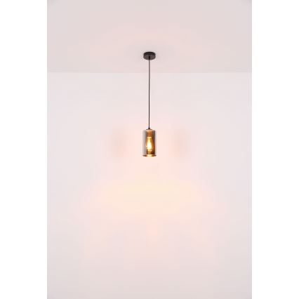 Globo - Pakabinamas sietynas 1xE27/25W/230V diametras 11 cm juoda