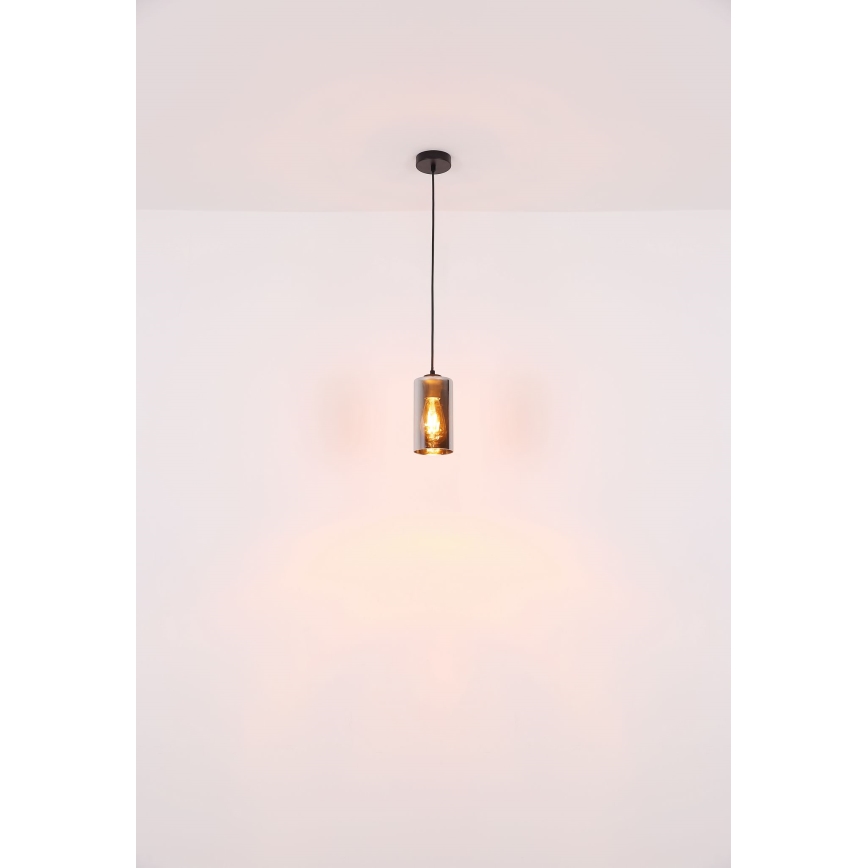 Globo - Pakabinamas sietynas 1xE27/25W/230V diametras 11 cm juoda
