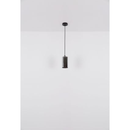 Globo - Pakabinamas sietynas 1xE27/25W/230V diametras 11 cm juoda