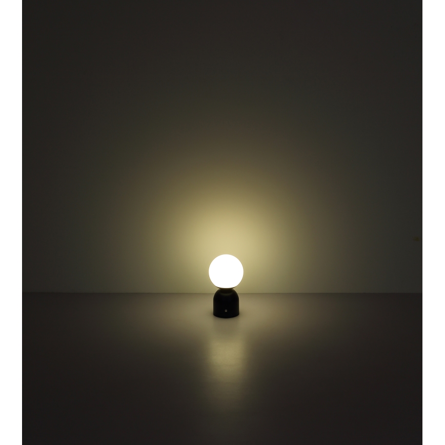 Globo - LED pritemdomas, liečiamas stalinis šviestuvas LED/2,5W/3,7V 2700K/4000K/6500K 1800 mAh USB žalvaris