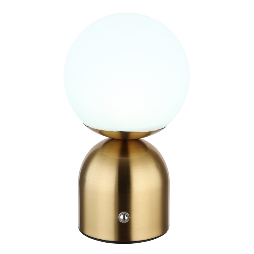 Globo - LED pritemdomas, liečiamas stalinis šviestuvas LED/2,5W/3,7V 2700K/4000K/6500K 1800 mAh USB žalvaris