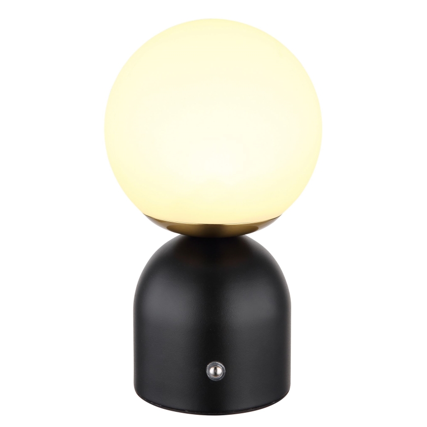 Globo - LED pritemdomas, liečiamas stalinis šviestuvas LED/2W/5V 2700/4000/65000K 1800 mAh juoda