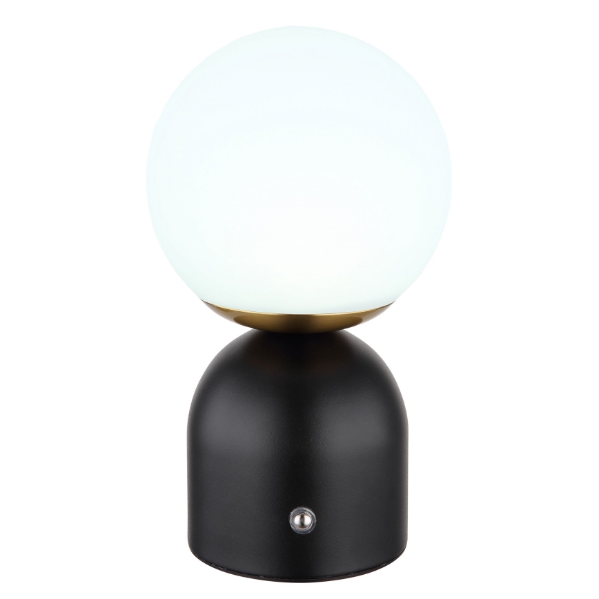 Globo - LED pritemdomas, liečiamas stalinis šviestuvas LED/2W/5V 2700/4000/65000K 1800 mAh juoda