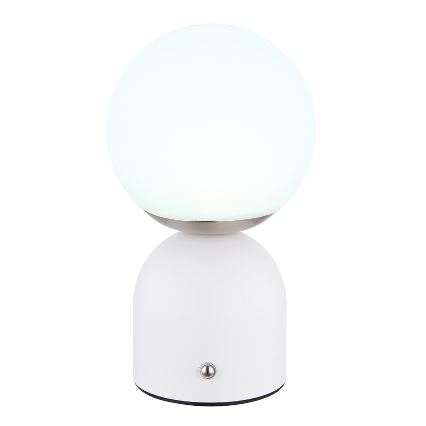 Globo - LED reguliuojama jutiklinė stalinė lempa LED/2,5W/3,7V 2700/4000/6500K 1800 mAh USB balta