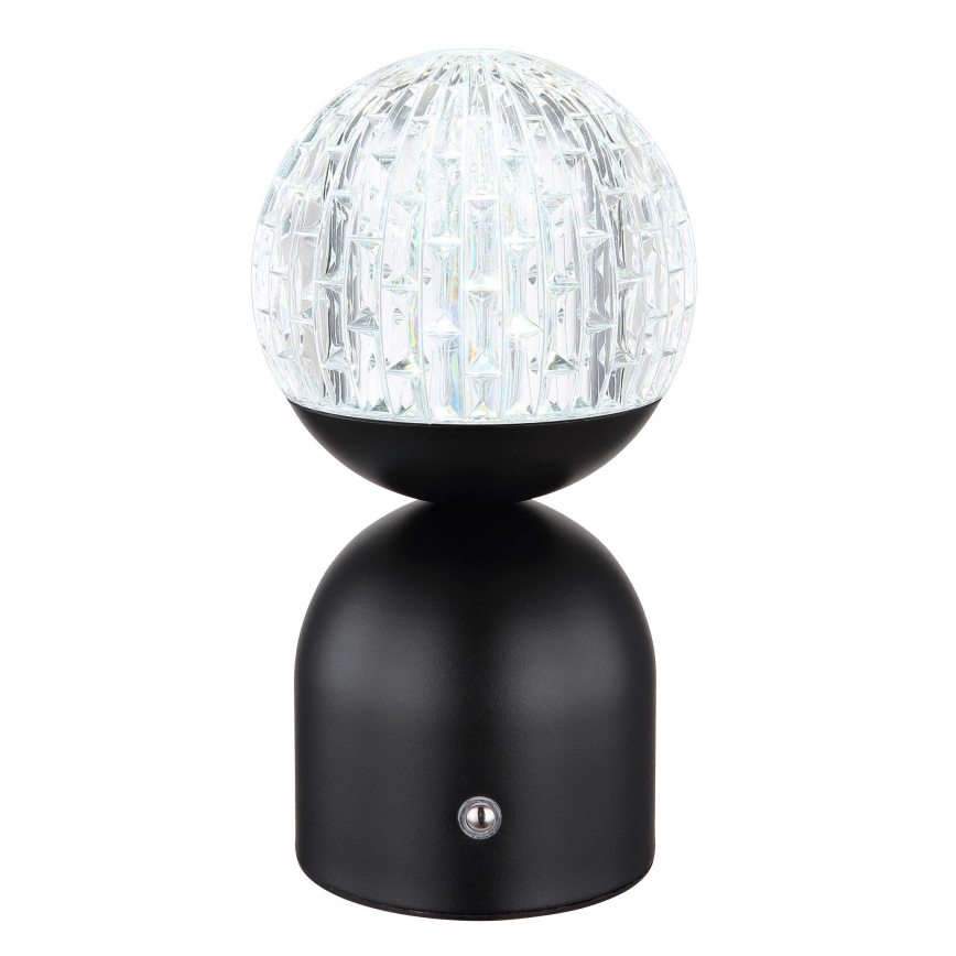 Globo - LED pritemdomas, liečiamas stalinis šviestuvas LED/2W/5V 2700/4000/6500K 1800 mAh juoda