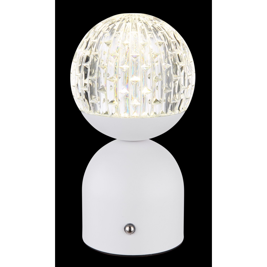 Globo - LED pritemdomas, liečiamas stalinis šviestuvas LED/2W/5V 2700/4000/65000K 1800 mAh balta
